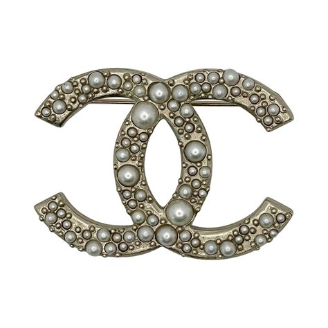 chanel peral pin made in italy|chanel costume jewelry.